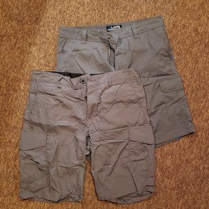 Pair: Mens Cargo shorts